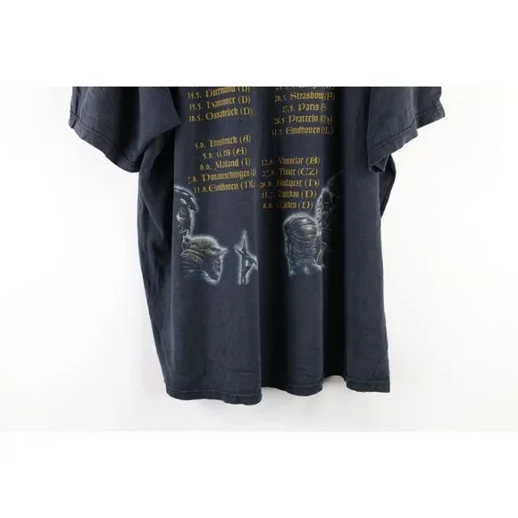 Vintage 90s Mens XL Faded Blind Guardian Metal Rock N Roll Band Tour T-Shirt
